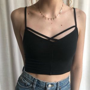 Strappy crop top
